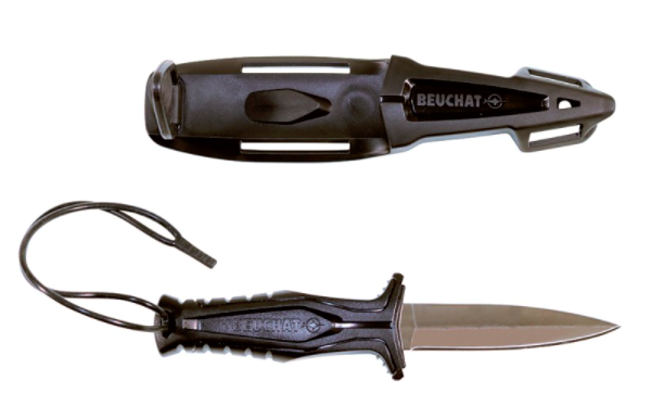 Beuchat Mini Legend Diving Knife With Straps & Hose Holder - Scuba Diving  Superstore